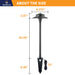 Gardenreet Brass Low Voltage Pathway Lights, 12V Outdoor LED Landscape Path Lights(Double Hat) for Walkway Driveway Garden Patio (2405) - Sweatfully