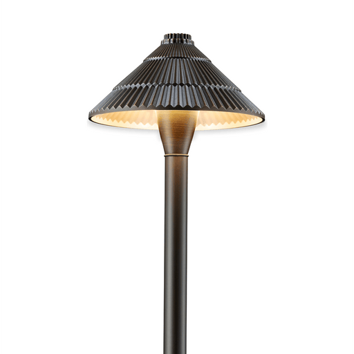 Gardenreet Brass Low Voltage Pathway Lights, 12V Outdoor LED Landscape Path Lights(Traditional Umbrella) for Walkway Driveway Garden Yard (2412) - Sweatfully