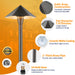 Gardenreet Brass Low Voltage Pathway Lights, 12V Outdoor LED Landscape Path Lights(Umbrella) for Walkway Driveway Garden Yard (2413) - Sweatfully