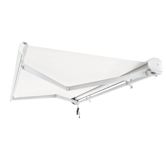 [12x10FT] Awntech Key West Premium Electric Outdoor Motorized Retractable Awning [FCL12/FCR12-SBY] (SAK78214) - Sweatfully