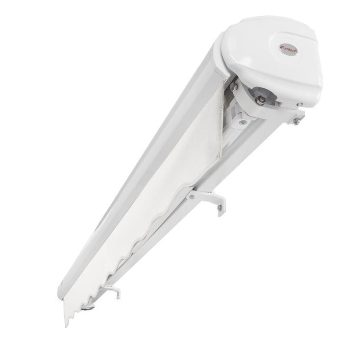 [12x10FT] Awntech Key West Premium Electric Outdoor Motorized Retractable Awning [FCL12/FCR12-SBY] (SAK78214) - Sweatfully