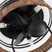 13" Farmhouse Flush Mount Reversible Ceiling Fan with Lighting and Remote Control - Sweatfully