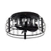 13" Modern DC Motor Flush Mount Reversible Crystal Ceiling Fan with Lighting and Remote Control - Sweatfully