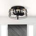 13" Modern DC Motor Flush Mount Reversible Crystal Ceiling Fan with Lighting and Remote Control - Sweatfully