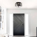 13" Modern DC Motor Flush Mount Reversible Crystal Ceiling Fan with Lighting and Remote Control - Sweatfully