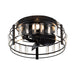 13" Modern DC Motor Flush Mount Reversible Crystal Ceiling Fan with Lighting and Remote Control - Sweatfully