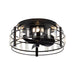 13" Modern DC Motor Flush Mount Reversible Crystal Ceiling Fan with Lighting and Remote Control - Sweatfully