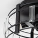 13" Modern DC Motor Flush Mount Reversible Crystal Ceiling Fan with Lighting and Remote Control - Sweatfully
