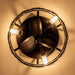 13" Srinager Modern DC Motor Flush Mount Reversible Crystal Ceiling Fan with Lighting and Remote Control - Sweatfully