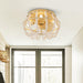 13" Farmhouse DC Motor Flush Mount Reversible Ceiling Fan with Lighting and Remote Control - Sweatfully