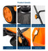 SM650 27.5" Manual Push Powered Floor Sweeper, Triple Brushes, Indoor and Outdoor - Sweatfully