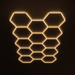 HexGlow Lighting 14 Hex Kit (14' x 8') - Sweatfully
