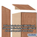 Salsbury 15" Wide Premier Wood Locker - Single Tier - 1 Wide - 6 Feet High - 24" Deep - Red Oak - Hasps - Sweatfully