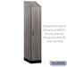 Salsbury 15" Wide Premier Wood Locker - Single Tier - 1 Wide - 6 Feet High - 24" Deep - Skyline Walnut - Electronic Locks - Sweatfully