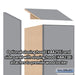 Salsbury 15" Wide Premier Wood Locker - Single Tier - 1 Wide - 6 Feet High - 24" Deep - Winter Fog - Resettable Combination Locks - Sweatfully