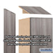Salsbury 15" Wide Premier Wood Locker - Single Tier - 1 Wide - 6 Feet High - 18" Deep - Skyline Walnut - Resettable Combination Locks - Sweatfully