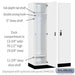 Salsbury 15" Wide Premier Wood Locker - Single Tier - 3 Wide - 6 Feet High - 21" Deep - Arctic White - Resettable Combination Locks - Sweatfully
