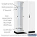 Salsbury 15" Wide Premier Wood Locker - Single Tier - 3 Wide - 6 Feet High - 21" Deep - Arctic White - Hasps - Sweatfully
