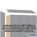 Salsbury 15" Wide Premier Wood Locker - Single Tier - 3 Wide - 6 Feet High - 18" Deep - Winter Fog - Hasps - Sweatfully