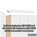 Salsbury 15" Wide Premier Wood Locker - Double Tier - 3 Wide - 6 Feet High - 24" Deep - Arctic White - Hasps - Sweatfully