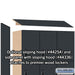 Salsbury 15" Wide Premier Wood Locker - Triple Tier - 3 Wide - 6 Feet High - 21" Deep - Carbon Mesh - Electronic Locks - Sweatfully