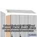 Salsbury 15" Wide Premier Wood Locker - Triple Tier - 3 Wide - 6 Feet High - 24" Deep - Silver Teak - Hasps - Sweatfully