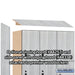 Salsbury 15" Wide Premier Wood Locker - Triple Tier - 3 Wide - 6 Feet High - 18" Deep - Silver Teak - Resettable Combination Locks - Sweatfully