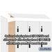 Salsbury 15" Wide Premier Wood Locker - Four Tier - 3 Wide - 6 Feet High - 24" Deep - Arctic White - Resettable Combination Locks - Sweatfully