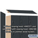Salsbury 15" Wide Premier Wood Locker - Four Tier - 3 Wide - 6 Feet High - 24" Deep - Carbon Mesh - Resettable Combination Locks - Sweatfully