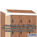 Salsbury 15" Wide Premier Wood Locker - Four Tier - 3 Wide - 6 Feet High - 24" Deep - Red Oak - Resettable Combination Locks - Sweatfully