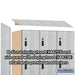 Salsbury 15" Wide Premier Wood Locker - Four Tier - 3 Wide - 6 Feet High - 24" Deep - Silver Teak - Resettable Combination Locks - Sweatfully