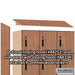 Salsbury 15" Wide Premier Wood Locker - Four Tier - 3 Wide - 6 Feet High - 18" Deep - Red Oak - Electronic Locks - Sweatfully