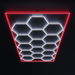 HexGlow Lighting 15 Hex Kit With Red Border (16' x 8') - Sweatfully