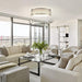 15" Modern LED Flush Mount Lighting - Sweatfully