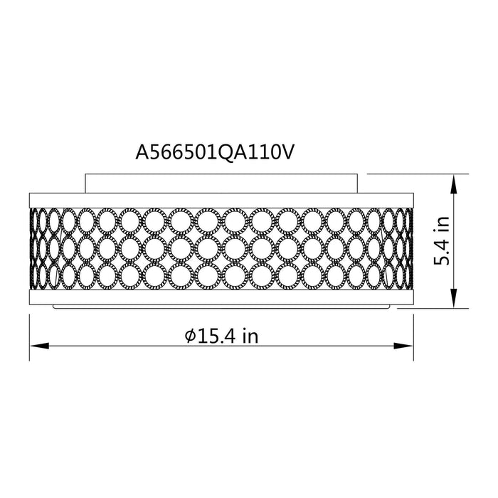 15" Modern LED Flush Mount Lighting - Sweatfully