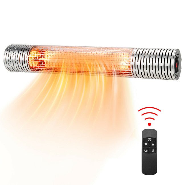 1500W Electric Indoor/Outdoor Waterproof Infrared Patio Heater W/ 2 Power Settings (91826957) - Sweatfully