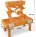 Outdoor Wooden Water Table for Toddlers | Kids’ Sensory Play Station - Sweatfully