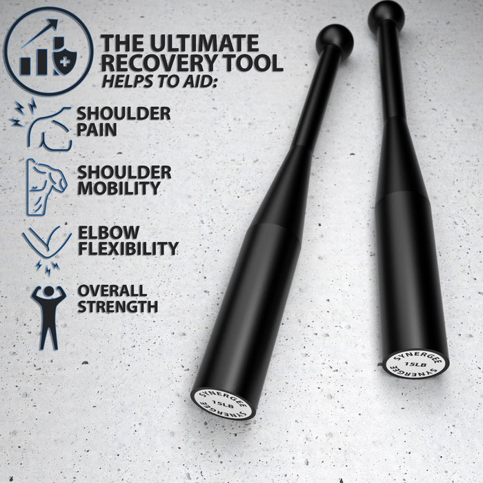 Synergee Indian Clubs - Sweatfully