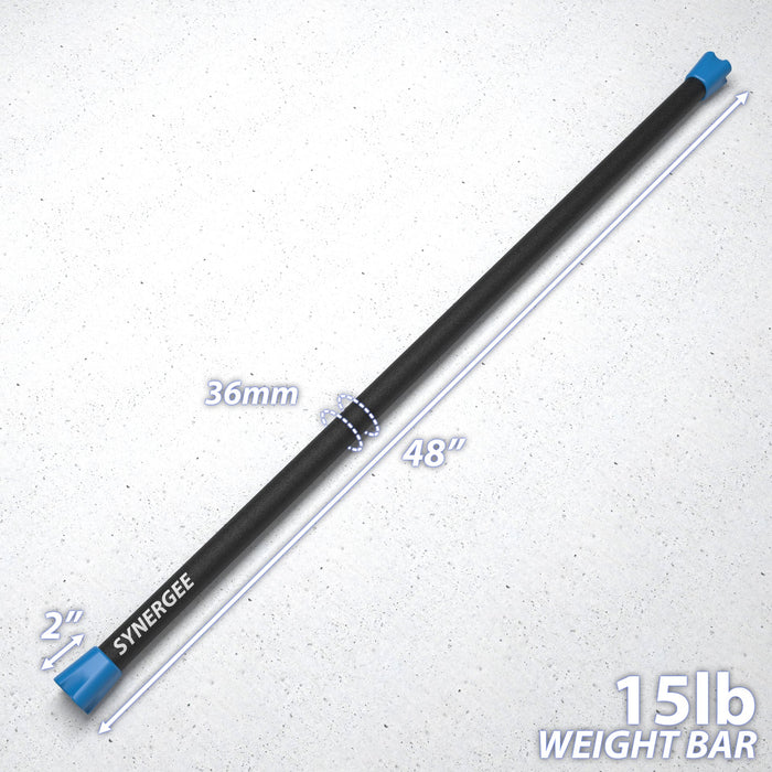 Synergee Weighted Workout Bars - Sweatfully