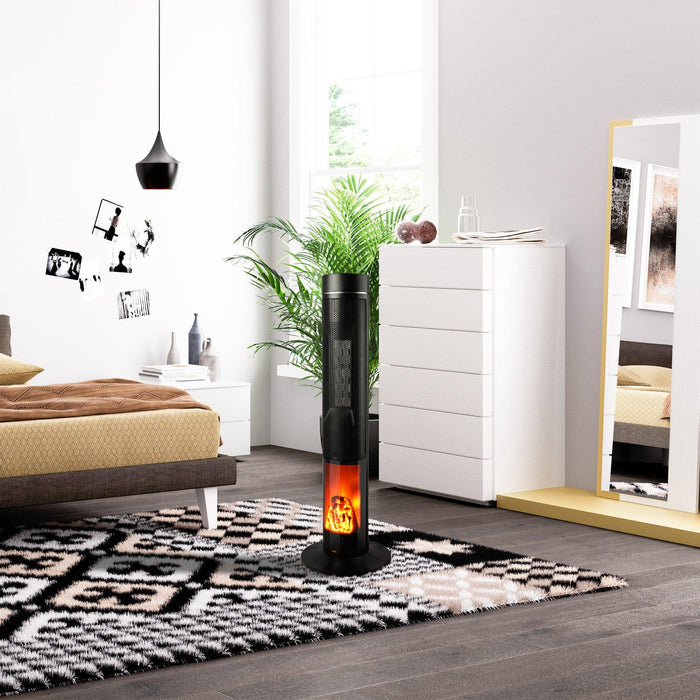 1500W Electric Space Heaters with Digital LED Display Remote Control - Sweatfully