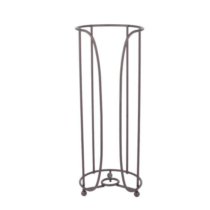 Freestanding Toilet Paper Holder for Standard Rolls (Oil-Rubbed Bronze Finish) - Sweatfully