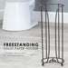 Freestanding Toilet Paper Holder for Standard Rolls (Oil-Rubbed Bronze Finish) - Sweatfully
