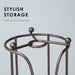 Freestanding Toilet Paper Holder for Standard Rolls (Oil-Rubbed Bronze Finish) - Sweatfully