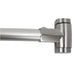 36 in. to 61 in. Curved Shower Rod (Brushed Nickel Finish) - Sweatfully