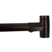 36 in. to 61 in. Curved Shower Rod (Oil-Rubbed Bronze Finish) - Sweatfully