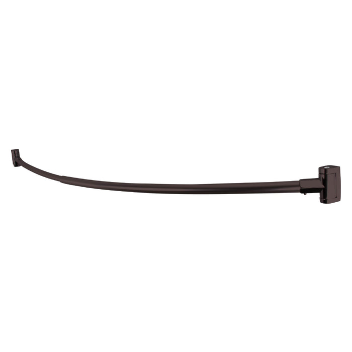 36 in. to 61 in. Curved Shower Rod (Oil-Rubbed Bronze Finish) - Sweatfully