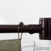 36 in. to 61 in. Curved Shower Rod (Oil-Rubbed Bronze Finish) - Sweatfully