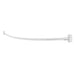 36 in. to 61 in. Curved Shower Rod (White Finish) - Sweatfully