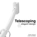 36 in. to 61 in. Curved Shower Rod (White Finish) - Sweatfully