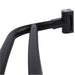 44 in. to 70 in. Double Curved Shower Rod (Matte Black Finish) - Sweatfully